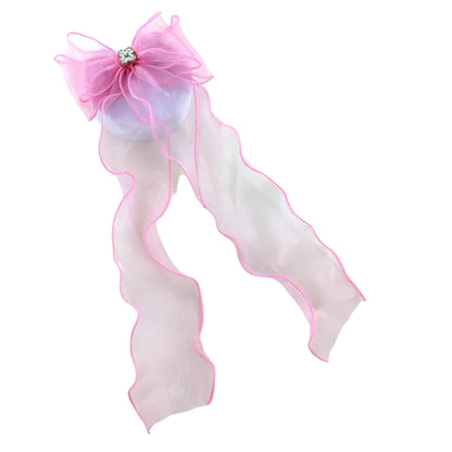 Sheer Hair Bow Clip