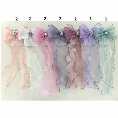 GYH12791 - Sheer Hair Bow Clip