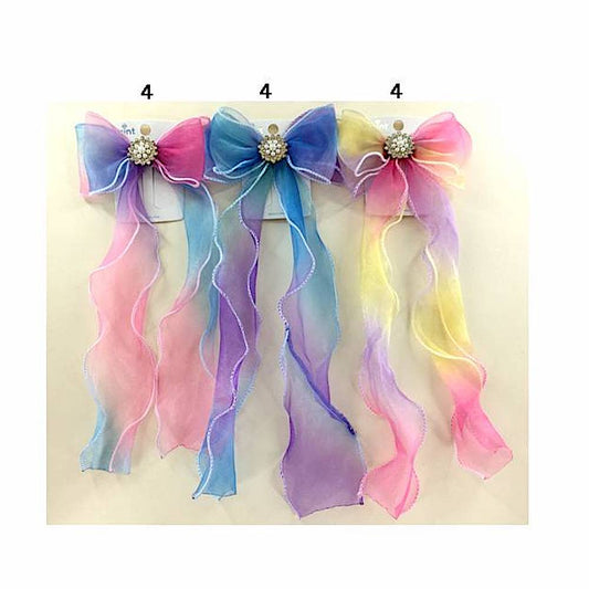 GYH12792 - Sheer Ombré Hair Bow Clip