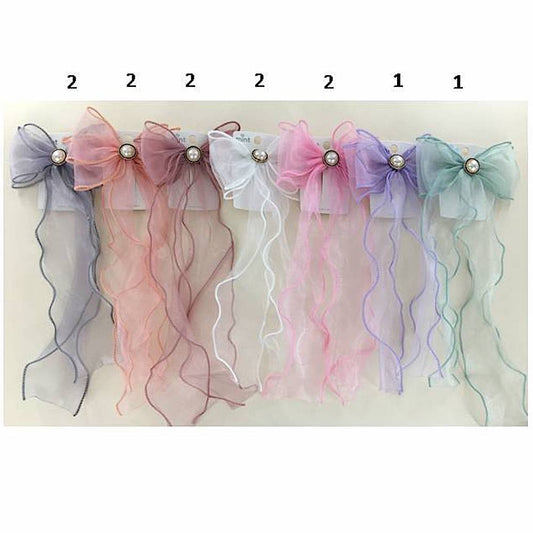 GYH12795 - Sheer Hair Bow Clip