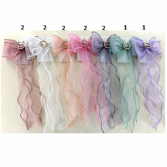 GYH12799 - Sheer Hair Bow Clip