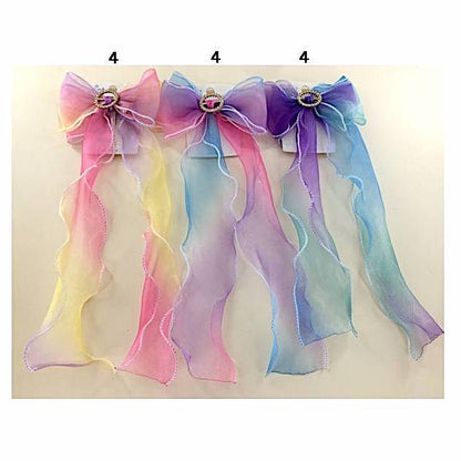 GYH12801 - Ombré Chiffon Hair Bow Clip