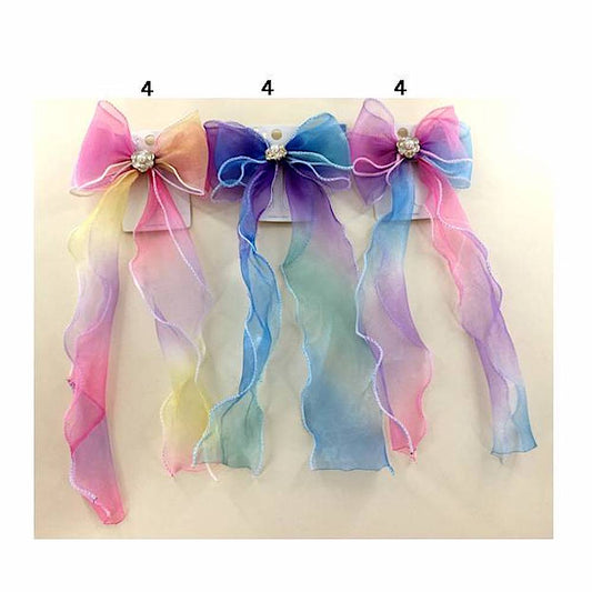 GYH12802 - Sheer Ombré Hair Bow Clip
