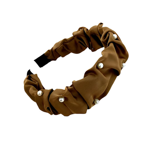 GYH12892 - Pearl Ruffle Headband