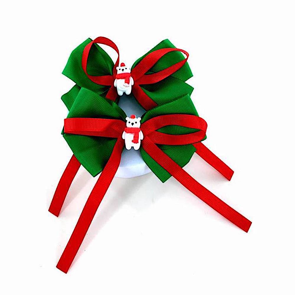 GYH13009 - Christmas Ribbon Hair Clip