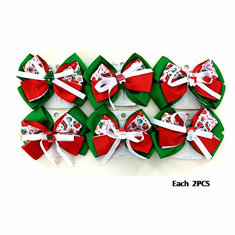 GYH13017 - Christmas Ribbon Hair Clip