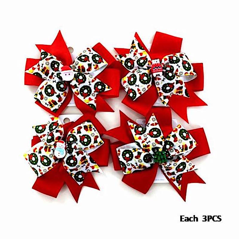 GYH13020 - Christmas Ribbon Hair Clip