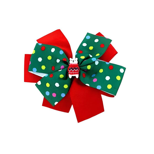 GYH13022 - Christmas Ribbon Hair Clip