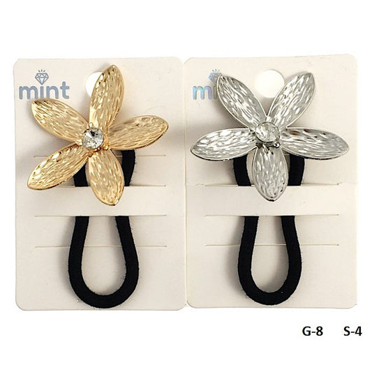 Metal Flower Hair Tie