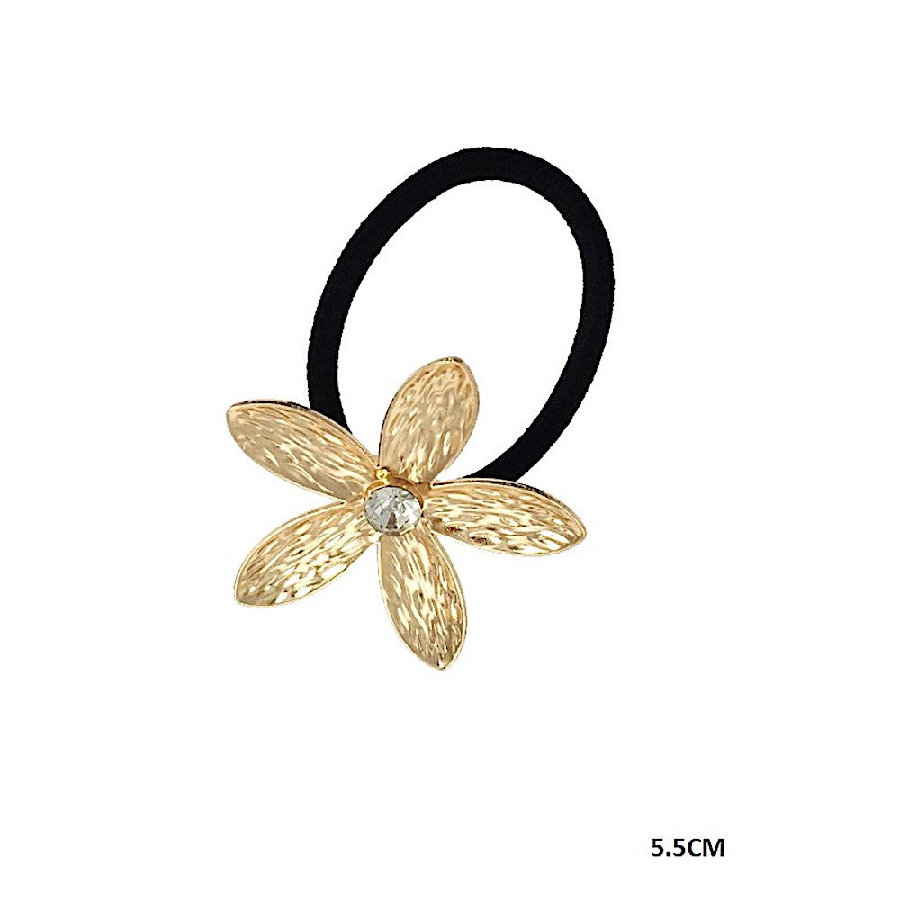 Metal Flower Hair Tie