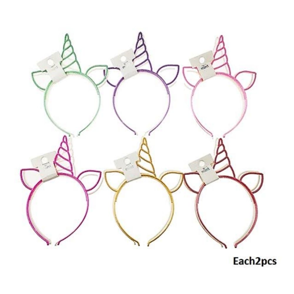 GYH13281 - 2 Piece Unicorn Headband Set