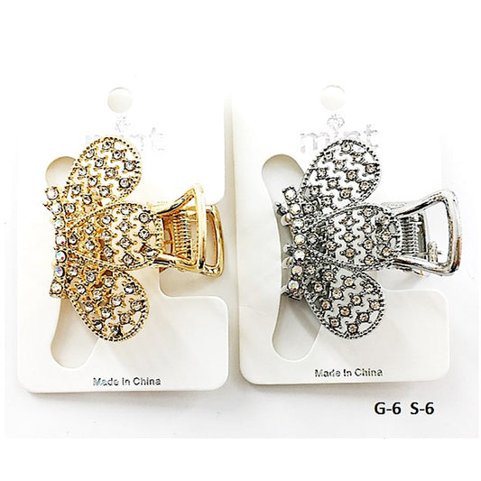 Rhinestone Crown Claw Clip