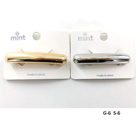 Metal Line Barrette Hair Clip