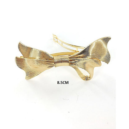 Metal Bow Barrette Hair Clip
