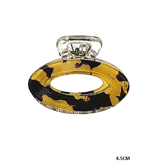 Small Resin Oval Claw Clip