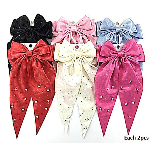 GYH13331 - Pearl Hair Bow Clip