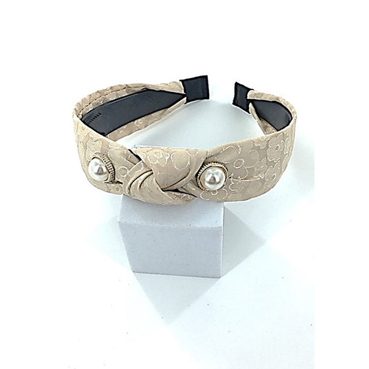 GYH13343 - Pearl Charm Flower Pattern Headband