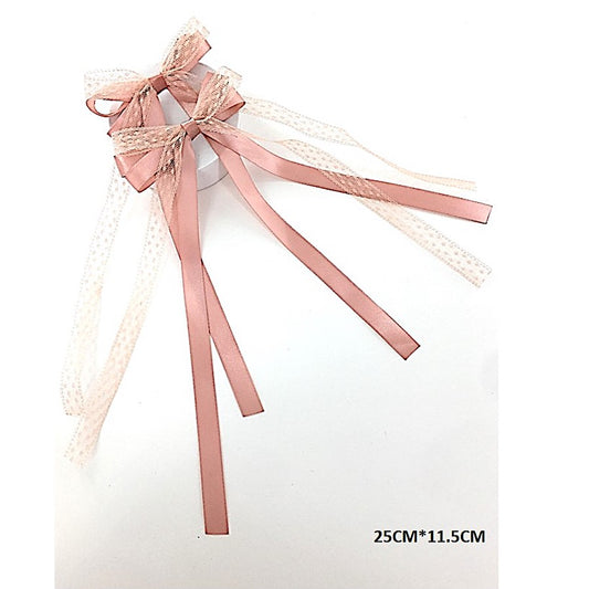 GYH13348 - Lace Hair Bow Clip Set