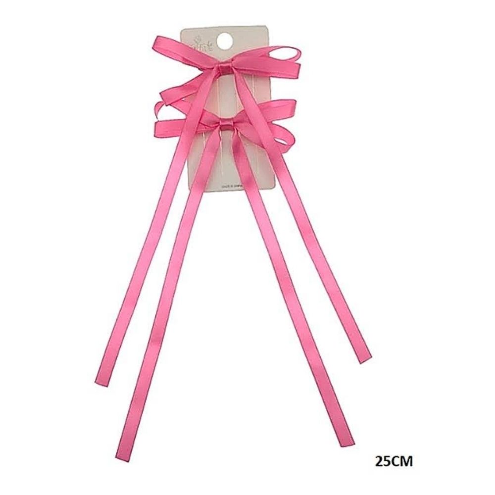 GYH13352 - Satin Hair Bow Clips