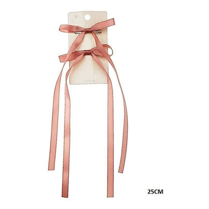 GYH13354 - Satin Hair Bow Clips