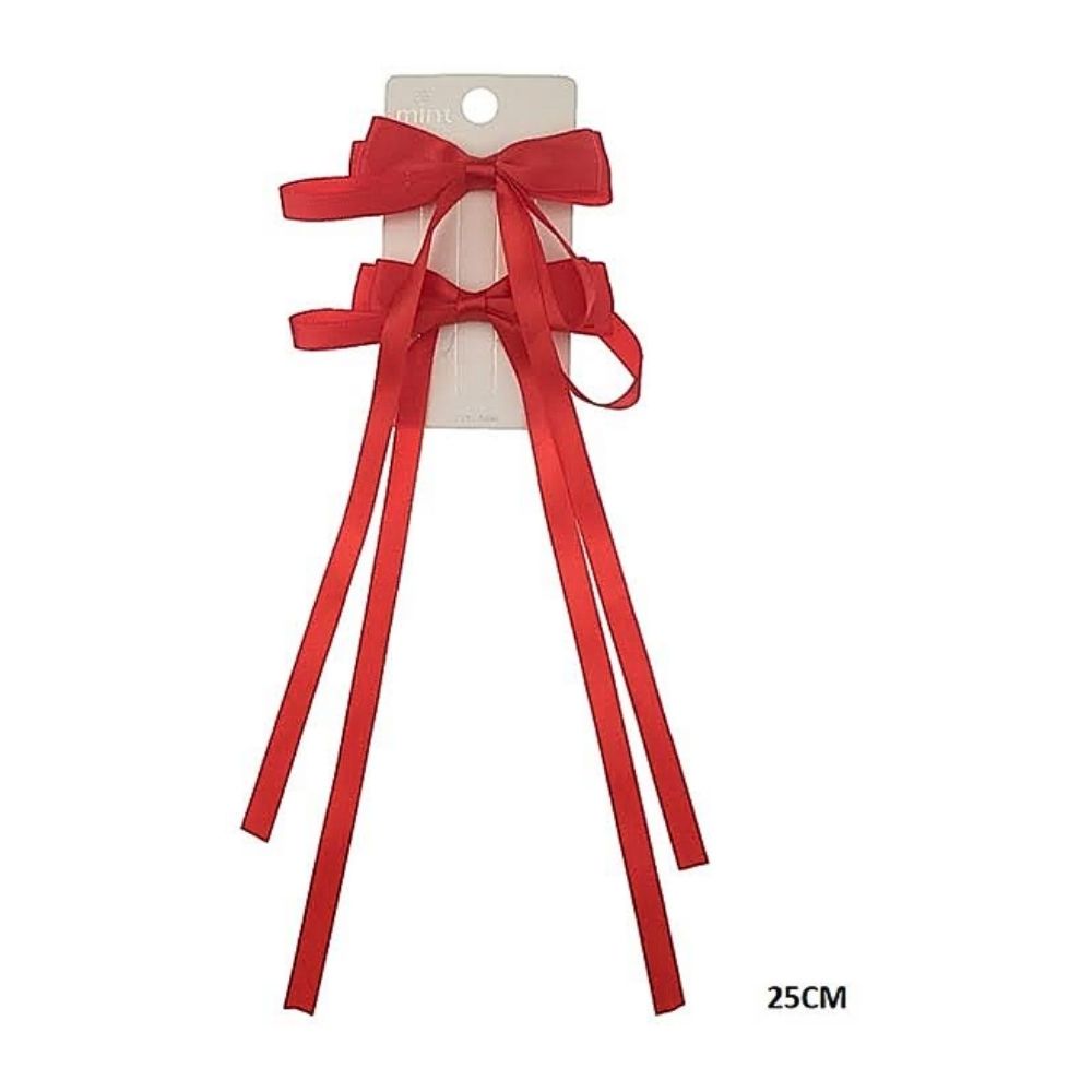 GYH13367 - Satin Hair Bow Clips