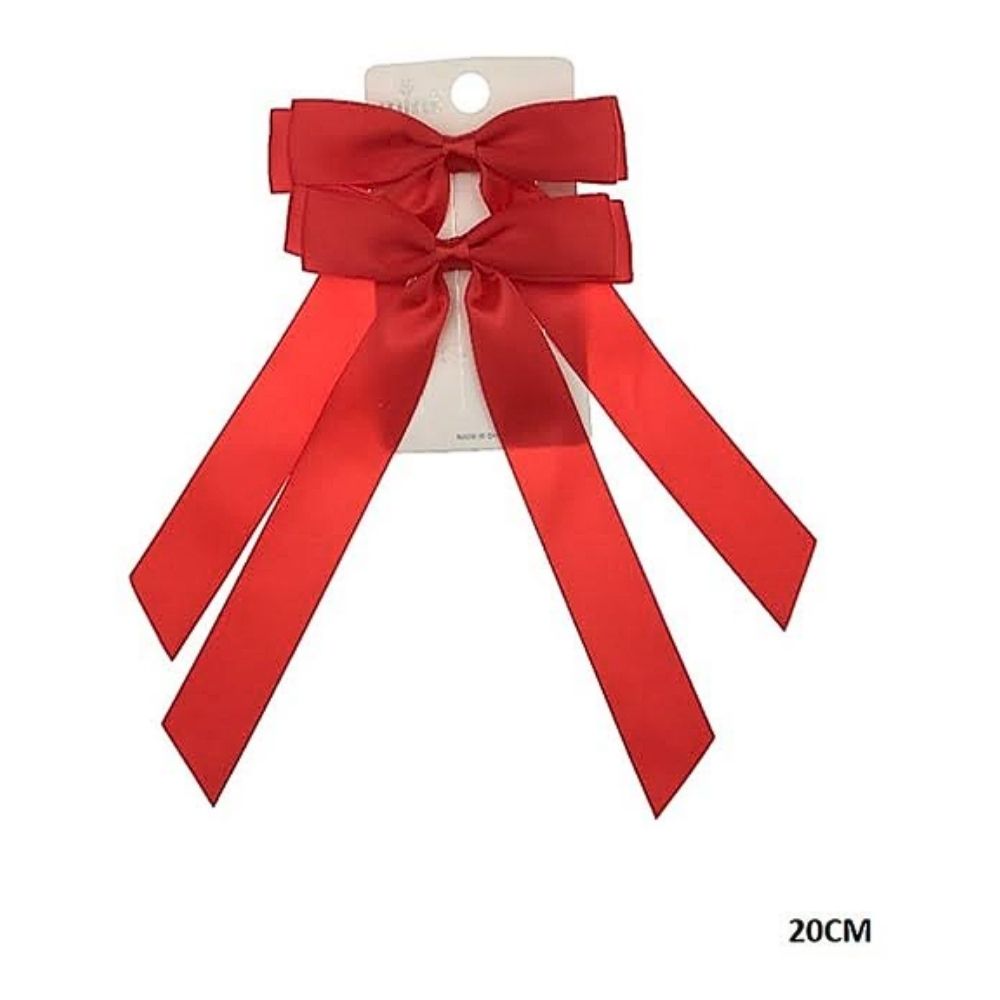 GYH13369 - Satin Hair Bow Clips