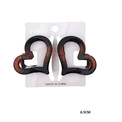 Heart Claw Clip 2 Piece Set