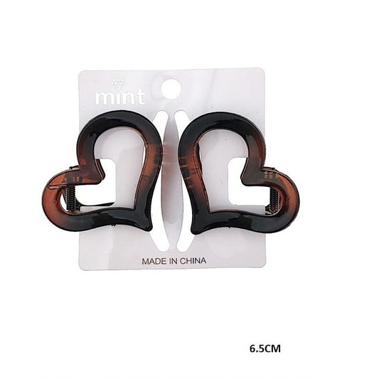 Heart Claw Clip 2 Piece Set