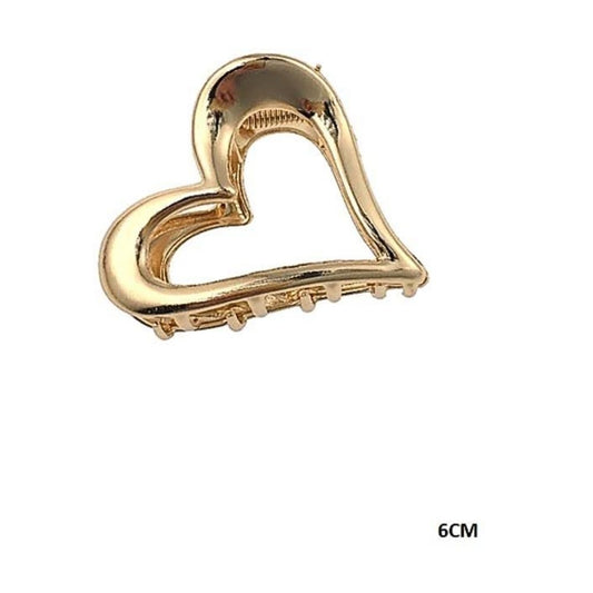 GYH13414 - Metal Heart Claw Clip