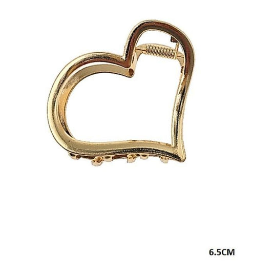 GYH13415 - Metal Heart Claw Clip