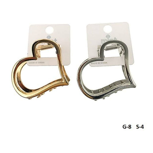 GYH13415 - Metal Heart Claw Clip