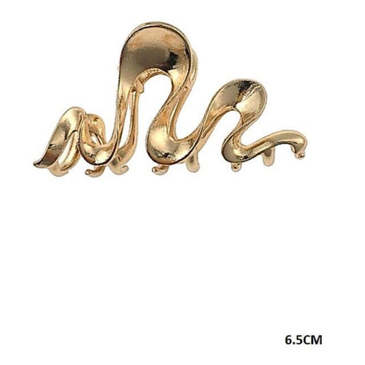 GYH13419 - Metal Squiggle Claw Clip