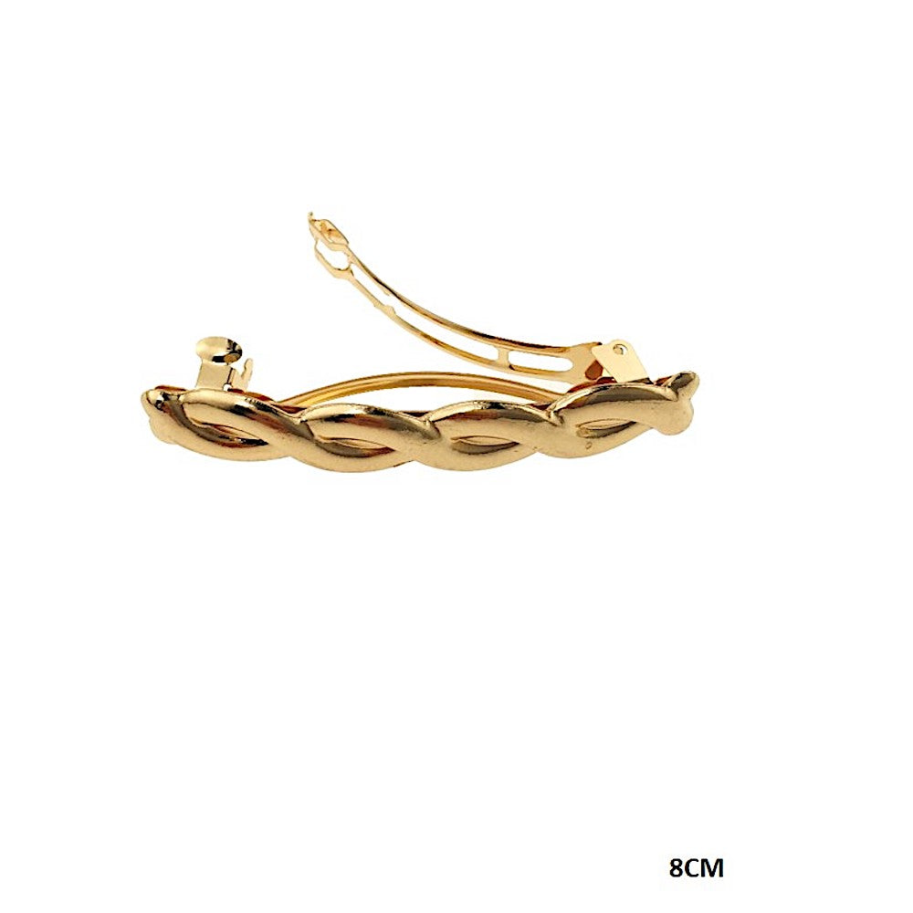 Metal Twist Barrette Clip