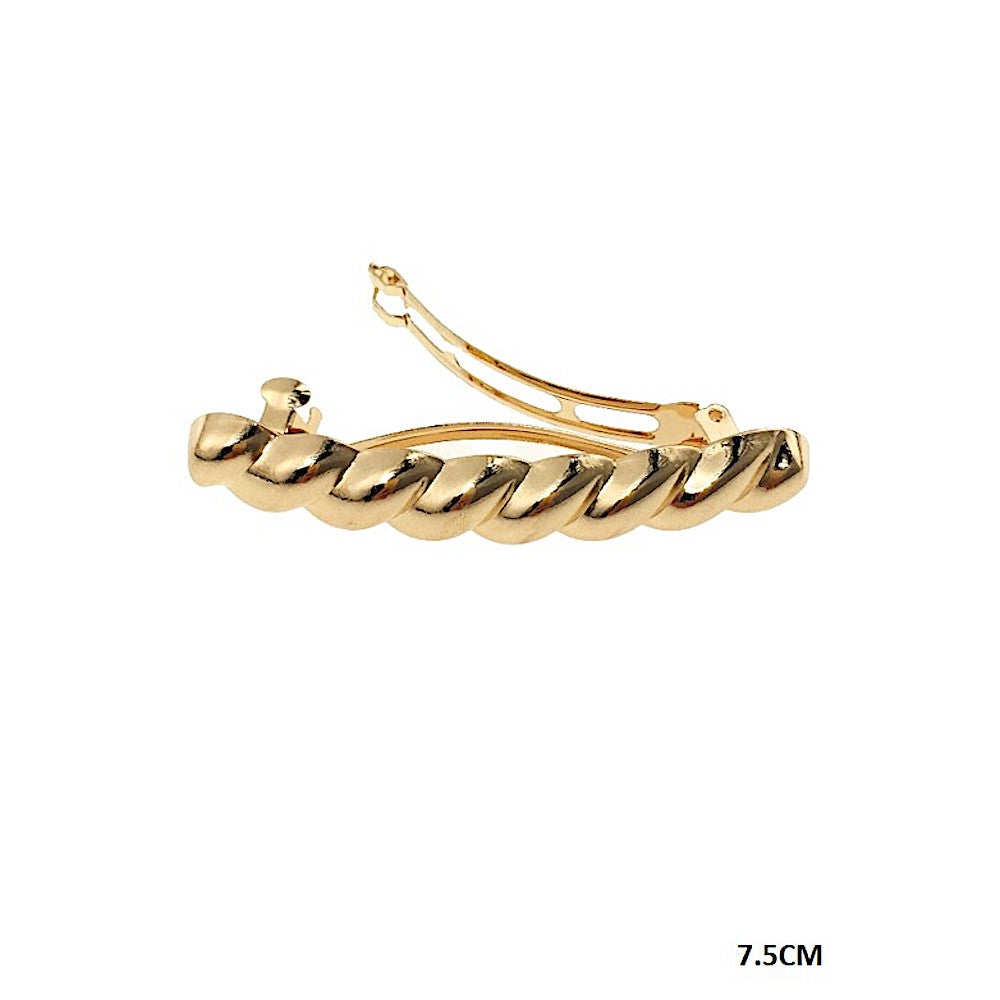 Metal Twist Barrette Clip