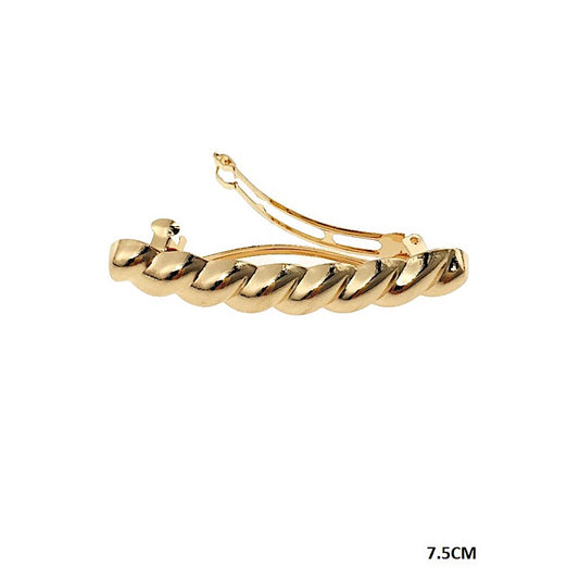 Metal Twist Barrette Clip
