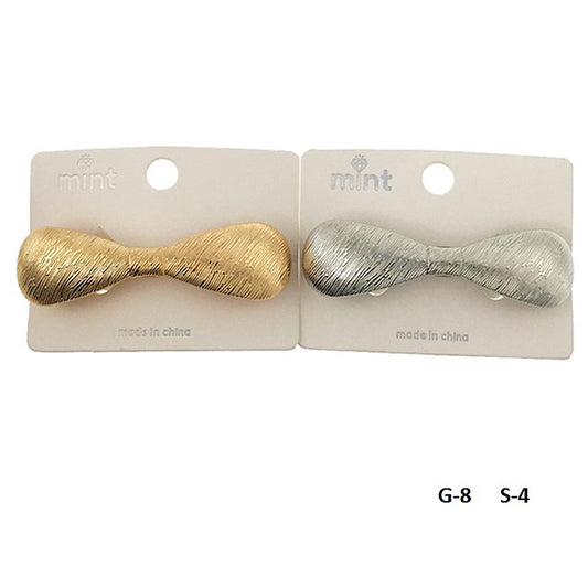 Metal Bow Barrette Hair Clip
