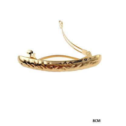 Molten Metal Barrette Clip