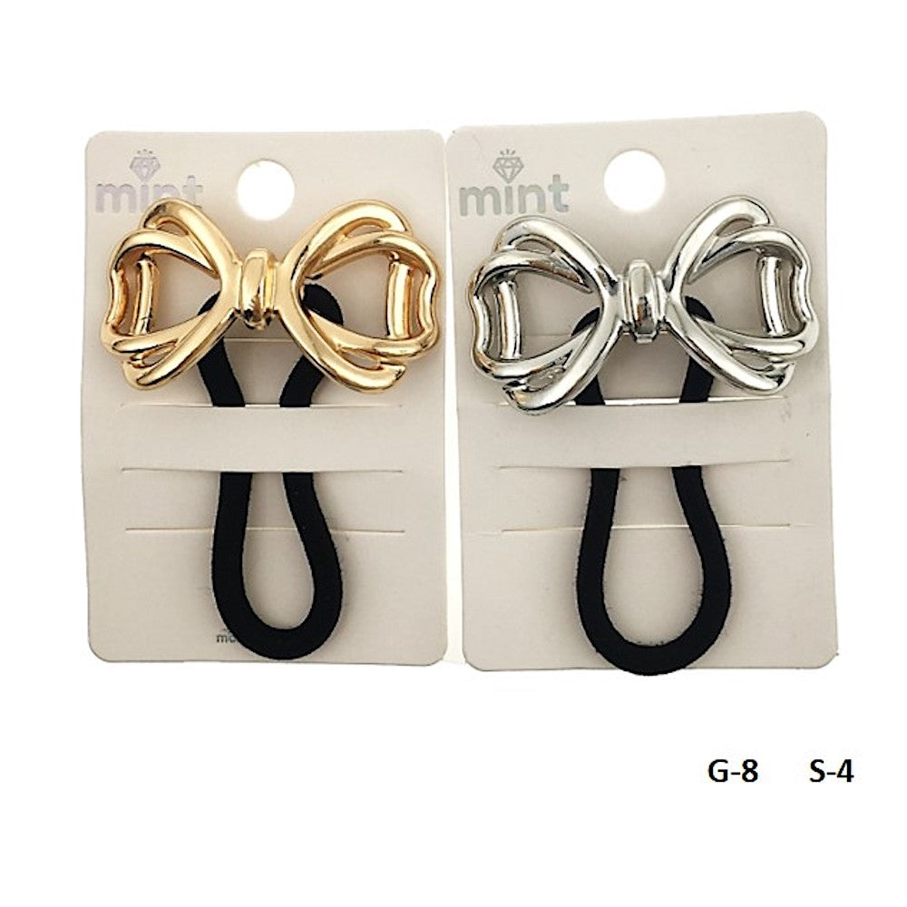 GYH13457 - Metallic Bow Hair Tie