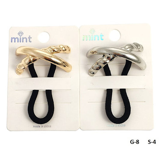 Metal Criss Cross Hair Tie