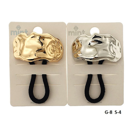 Molten Metal Sculptural Hair Tie