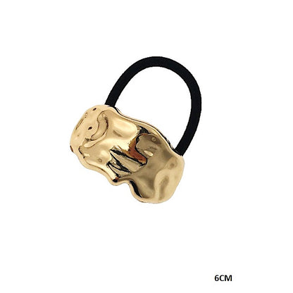 Molten Metal Sculptural Hair Tie