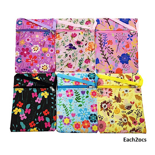 Flower Pattern Coin Pouch