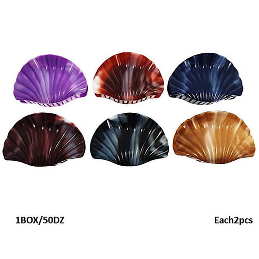 Marble Shell Claw Clip