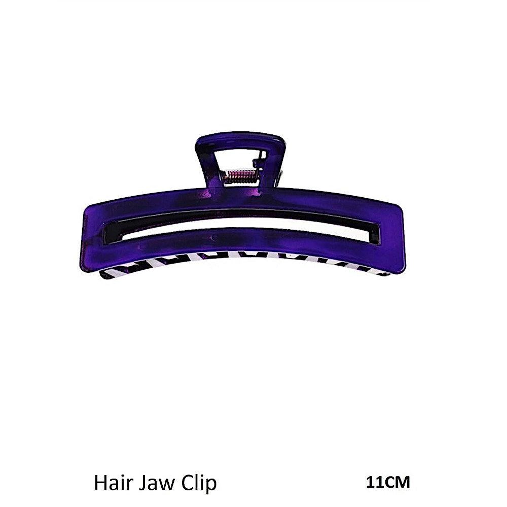 Marble Rectangle Claw Clip (Dark Colors)