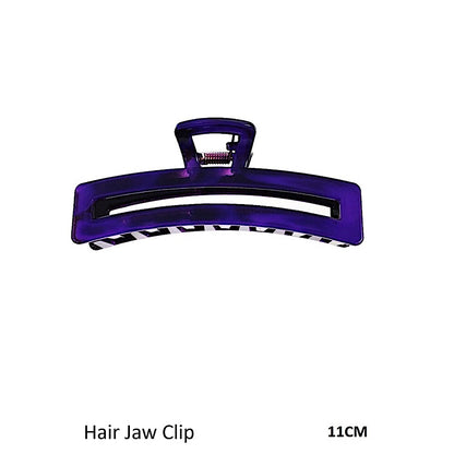 Marble Rectangle Claw Clip (Dark Colors)