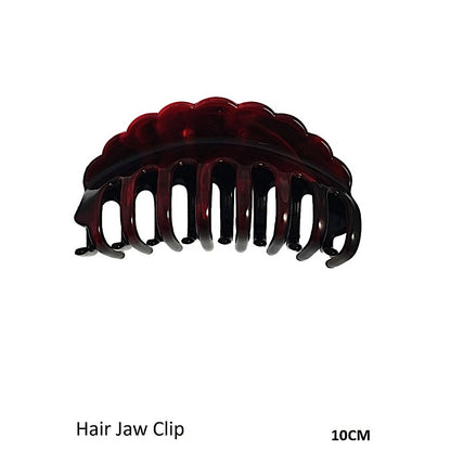 Marble Scalloped Claw Clip