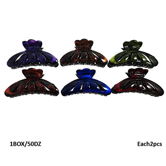 Marble Spider Claw Clip