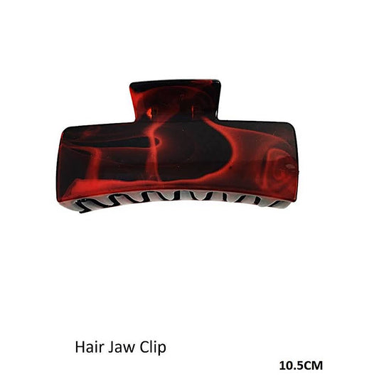 Marble Rectangle Claw Clip