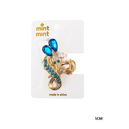 Rhinestone Bouquet Claw Clip