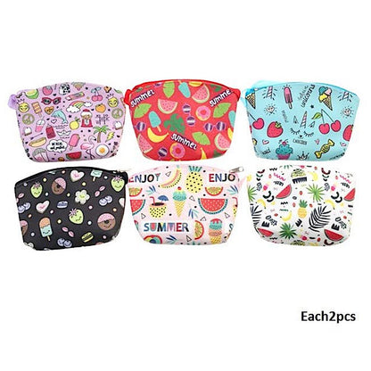 Assorted Fruits & Summer Desserts Coin Purse